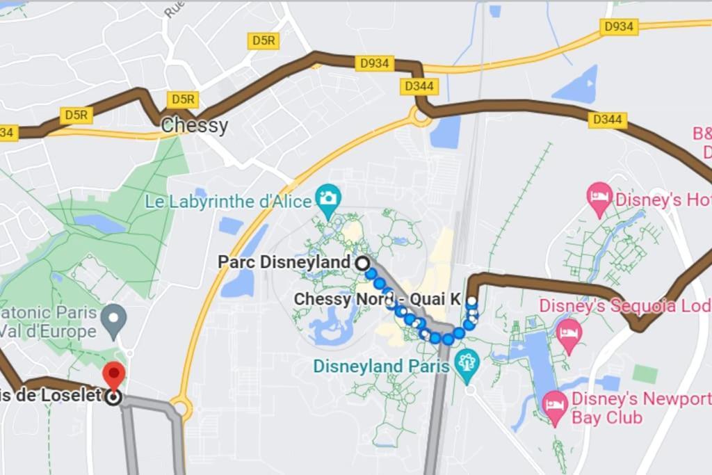 B206 Disneyland Paris Appartementappartement Montévrain Eksteriør billede